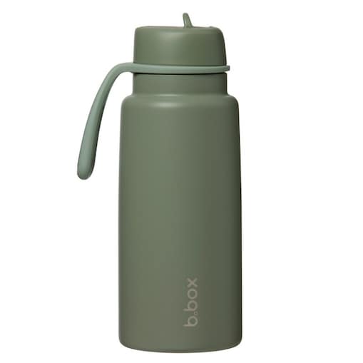 Butelka termiczna ze składanym ustnikiem – termos dla dzieci i dorosłych 1l Olive b.box