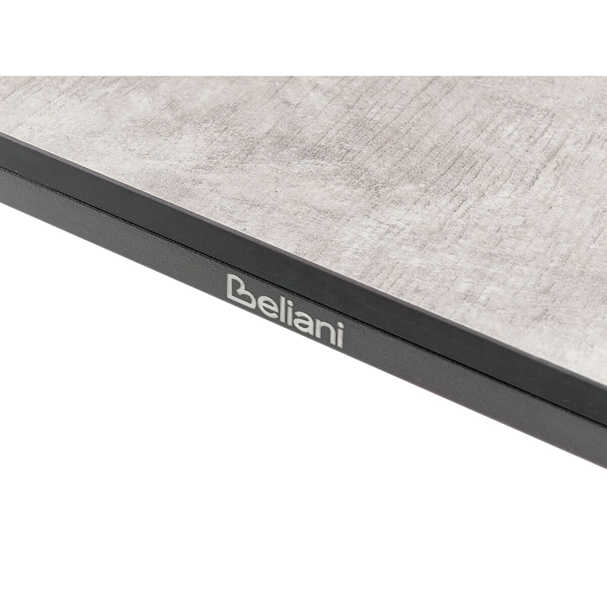 Stół ogrodowy SOVARETO 180 cm 90 cm Imitacja drewna Jasnoszary