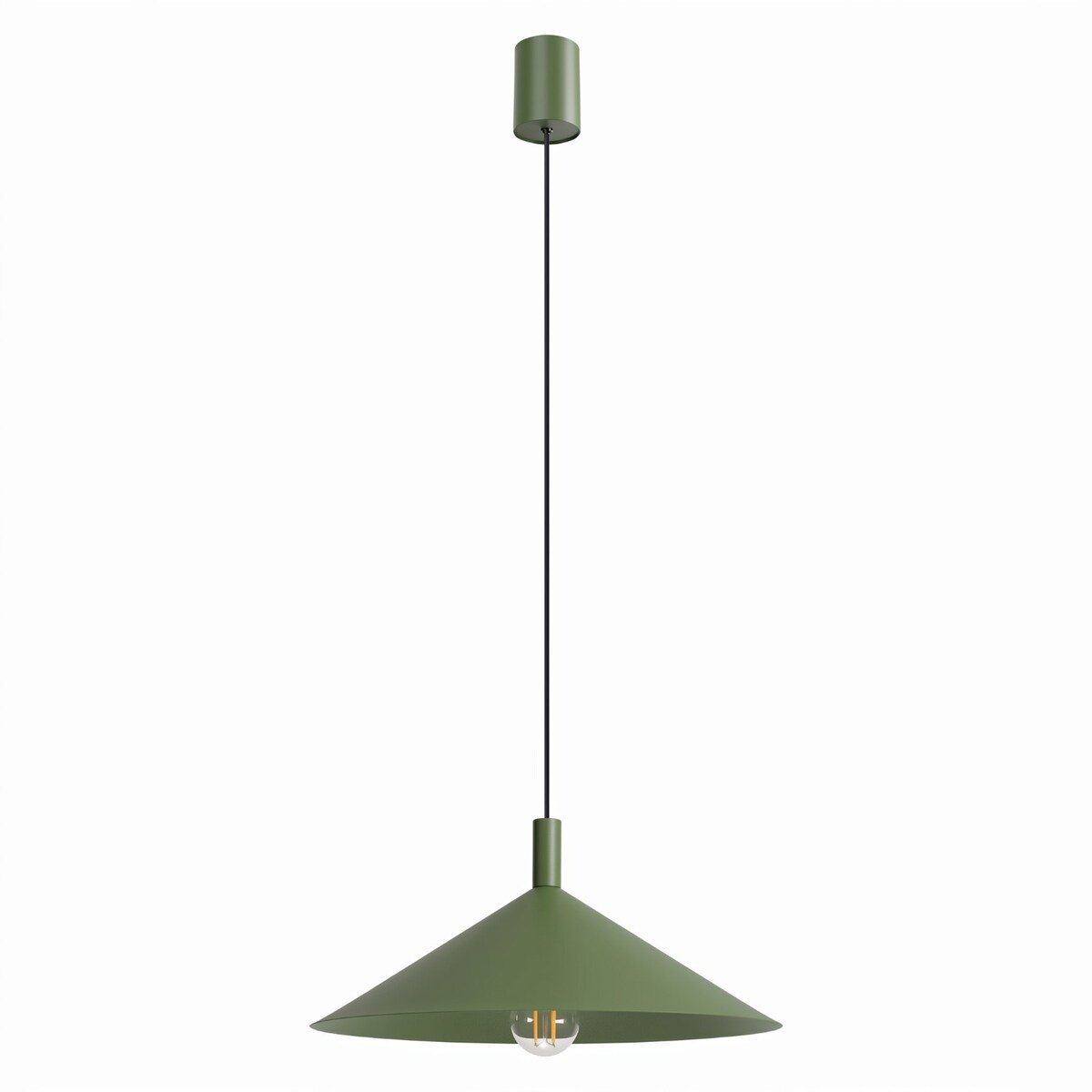 Lampa wisząca NOX 40 zielona oliwka