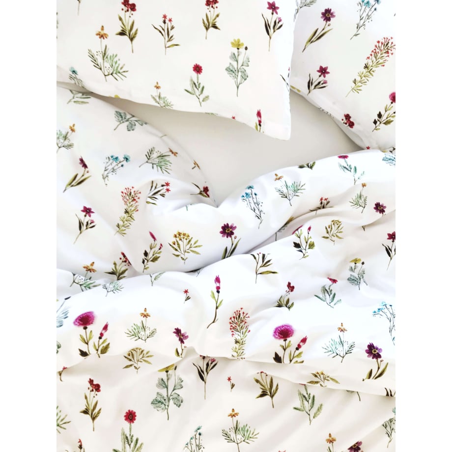 Pościel Polne kwiaty 140/200 + 50/60 cm