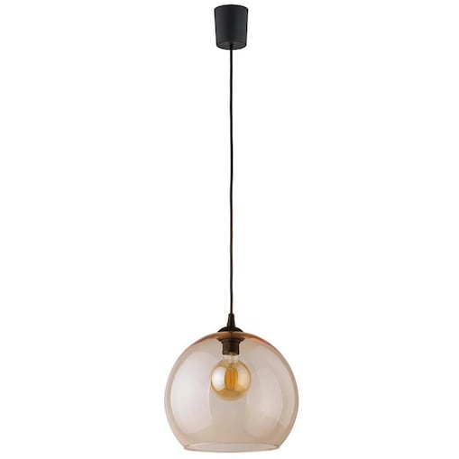 Kopułowa lampa wisząca Cubus 2064M TK Lighting szklana przydymiona