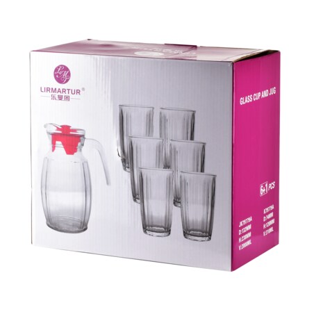 SOFIA Komplet dzbanek i 6 szklanek2L, 6x310ml