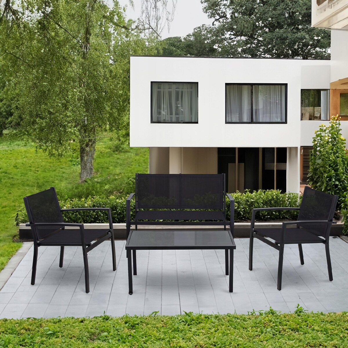 MEBLE OGRODOWE ZESTAW komplet na taras ogród STÓŁ fotele sofa