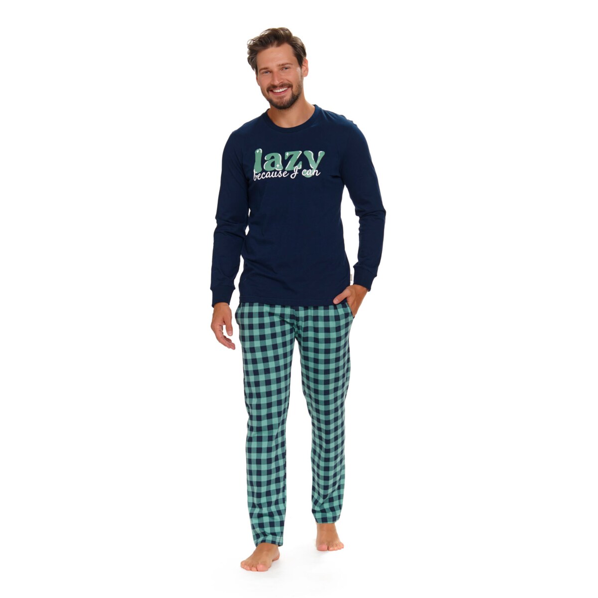 Piżama kolor granatowy PMB.5259.NAVY_BLUE - XXL