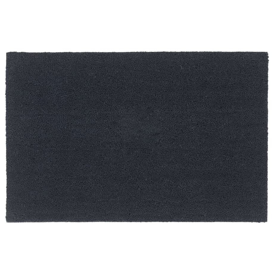 vidaXL Wycieraczka, ciemnoszara, 65x100 cm, włókno kokosowe, tuftowana