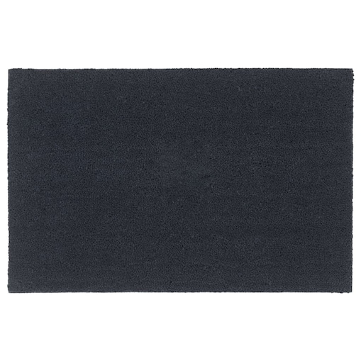 vidaXL Wycieraczka, ciemnoszara, 65x100 cm, włókno kokosowe, tuftowana