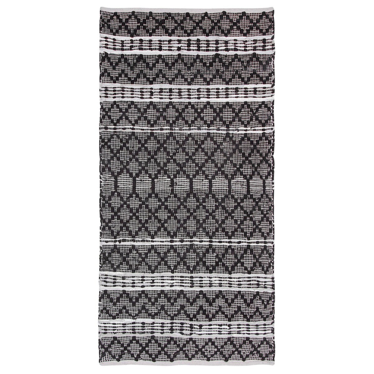 Dywan FEHIMLI 80 x 150 cm Skóra naturalna Czarny