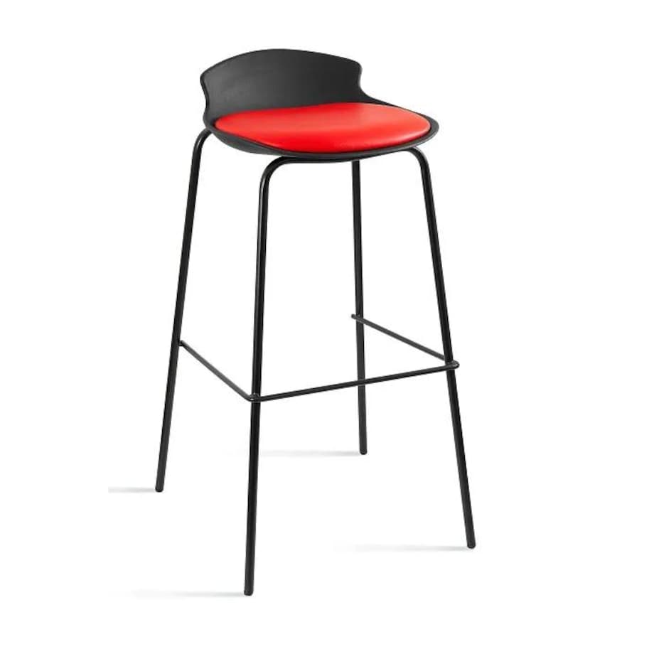 Hoker barowy DUKE czarny/czerwony