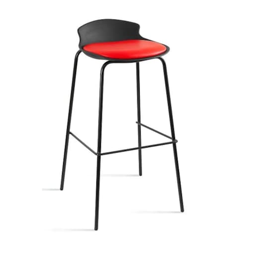 Hoker barowy DUKE czarny/czerwony