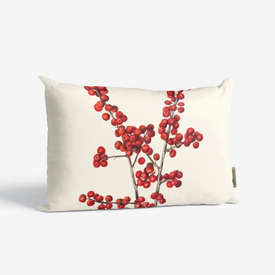 Poduszka świąteczna - Ostrokrzew
