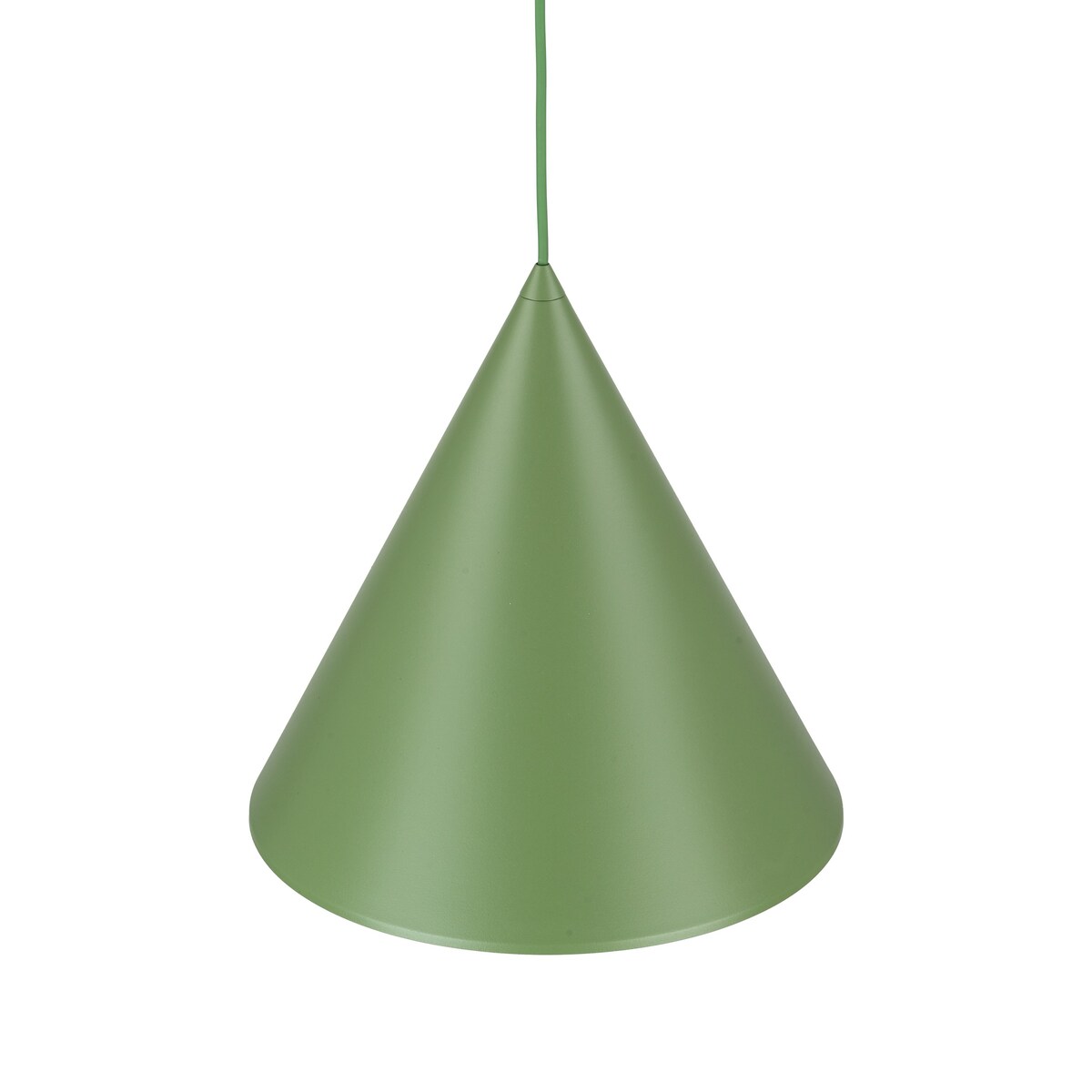 Lampa wisząca CONO PEAPOD L TK Lighting zielona 32 cm E27 nowoczesna do salonu jadalni kuchni regulowana wysokość