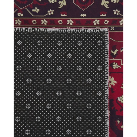 Dywan 80 x 240 cm czerwony VADKADAM