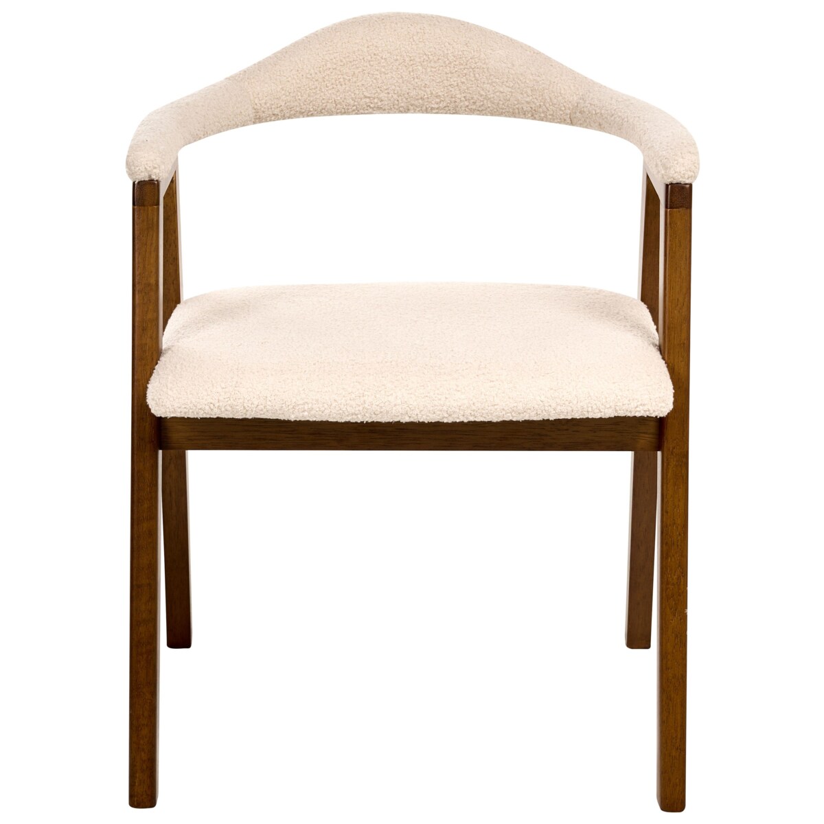 Zestaw 2 krzeseł do jadalni ONECO Drewno Ciemnobrązowy