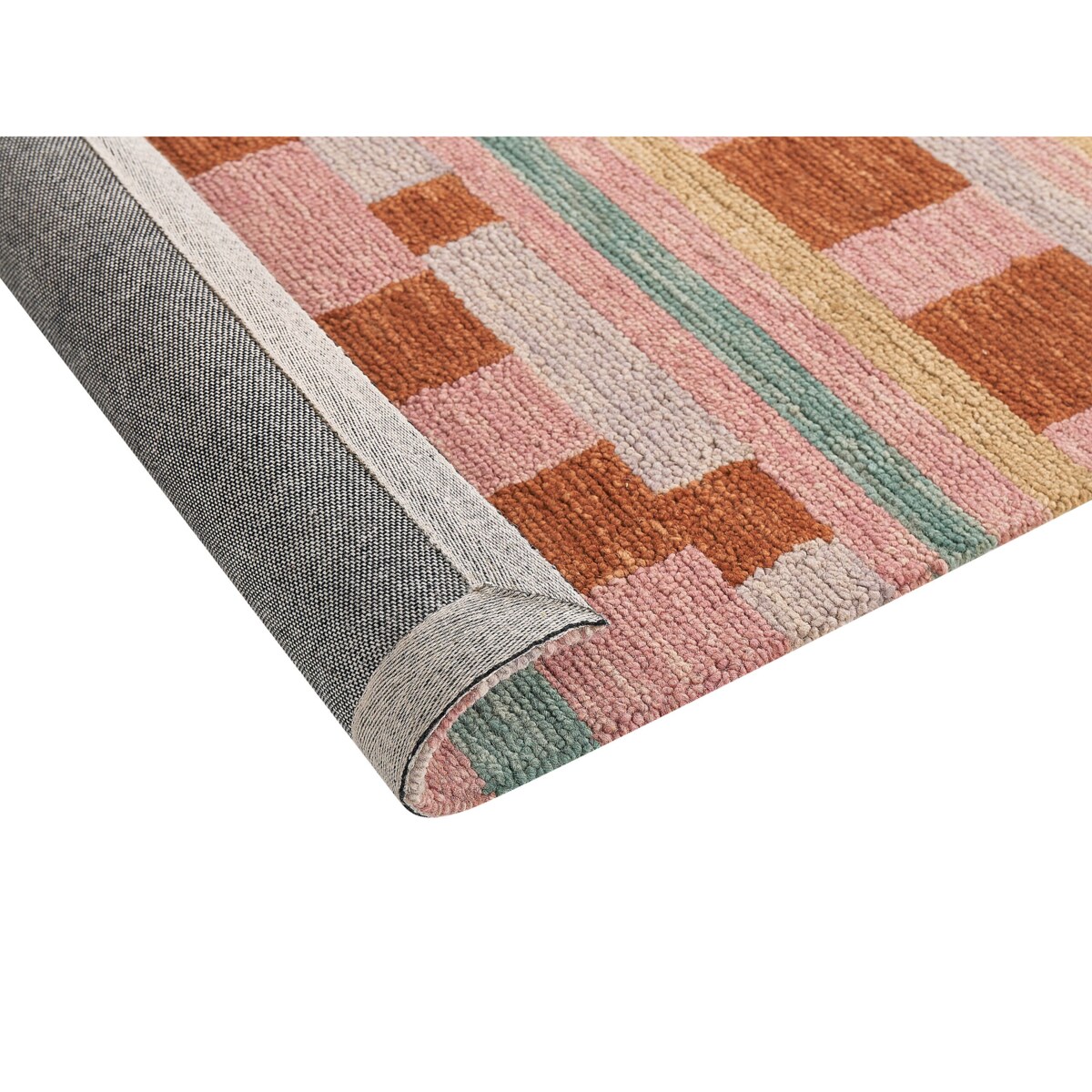 Dywan wełniany 160 x 230 cm wielokolorowy YOMRA