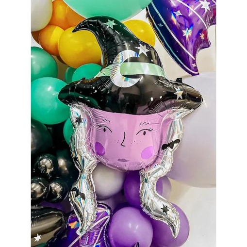 Balon foliowy Czarownica, 73,5x101 cm