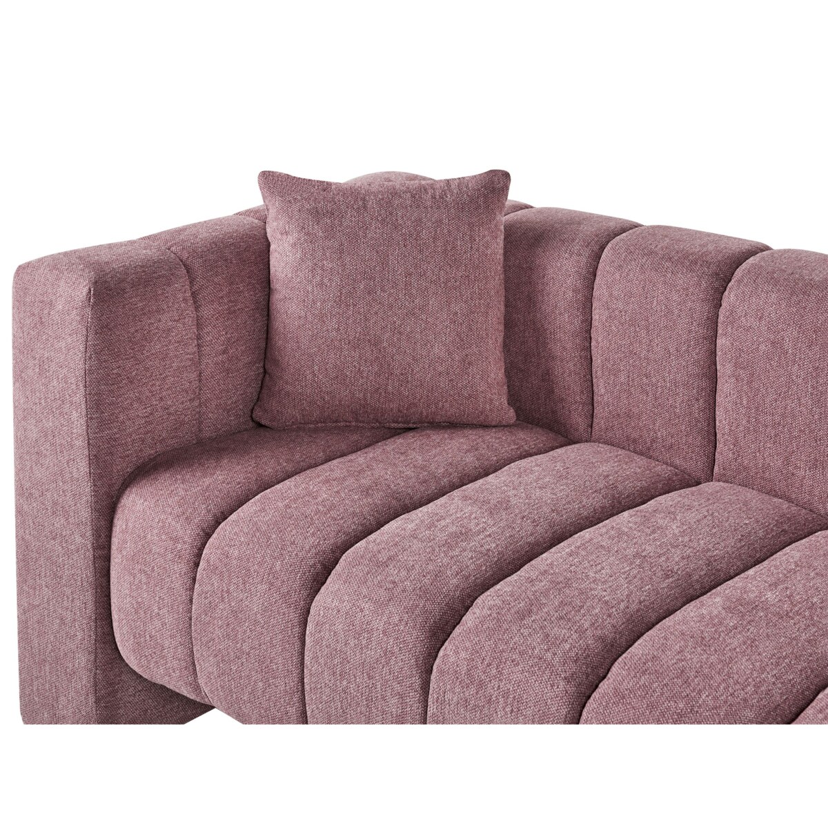 Szezlong lewostronny różowy LANNILS