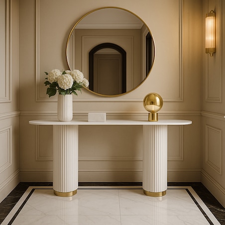 Konsola plisowana Blanka 160x35x85