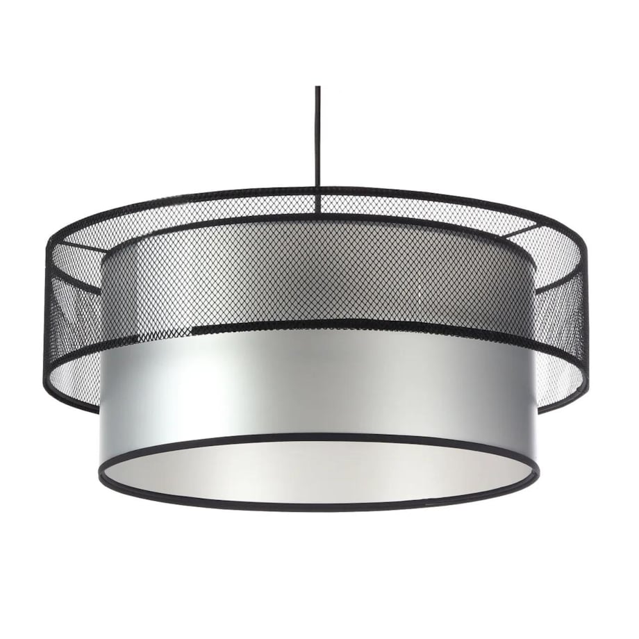 Lampa wisząca DOUBLE NET 50 srebrna