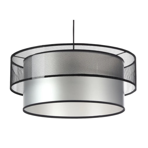 Lampa wisząca DOUBLE NET 50 srebrna