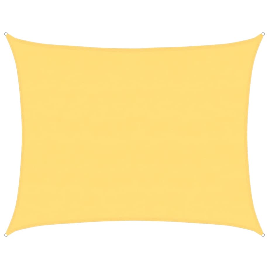 vidaXL Żagiel przeciwsłoneczny, 160 g/m², beżowy, 6x8 m, HDPE