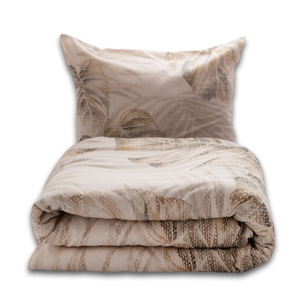 Pościel lniana LINEN druk(220x200+30-1,70x80+20-2)