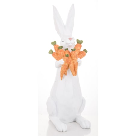 Dekoracja - króliczek z marchewkami 43x15x24 cm