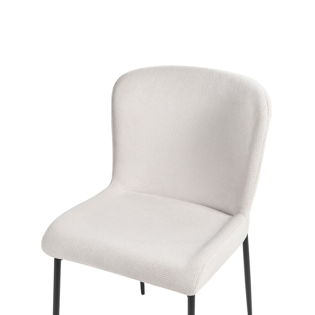 Zestaw 2 krzeseł do jadalni złamana biel ADA