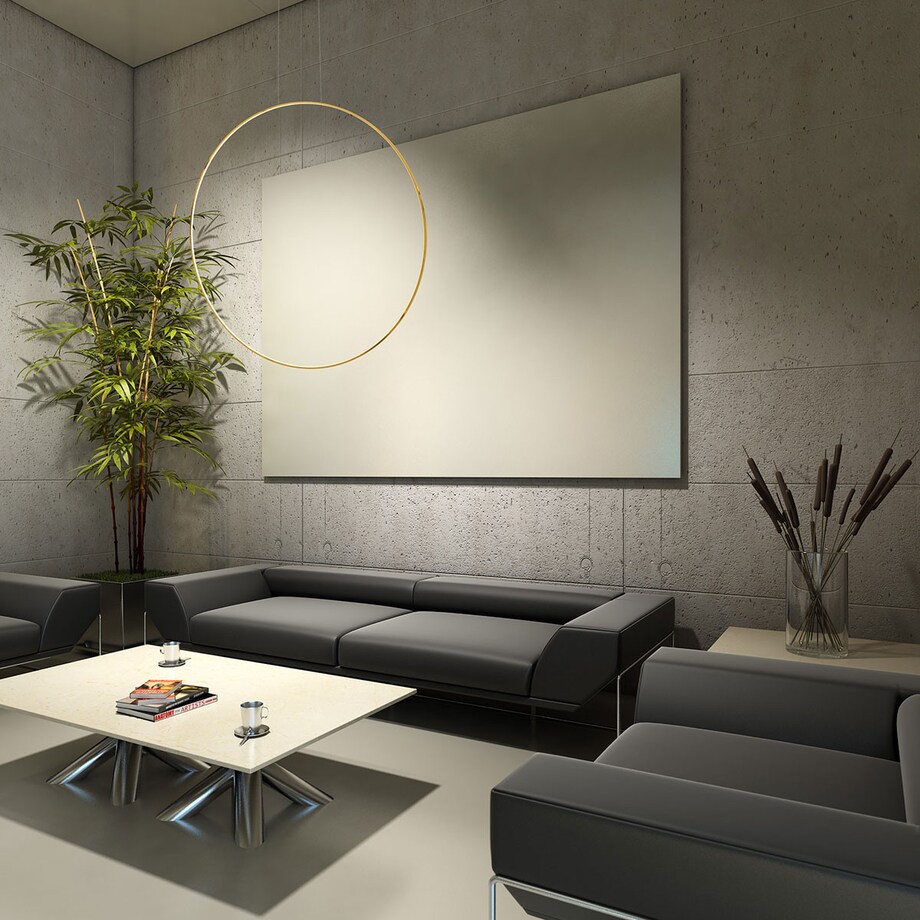 Lampa sufitowa wisząca Light Prestige Mirror złoty LED CCT 3000K/4000K/6000K (regulowana) 1 szt.