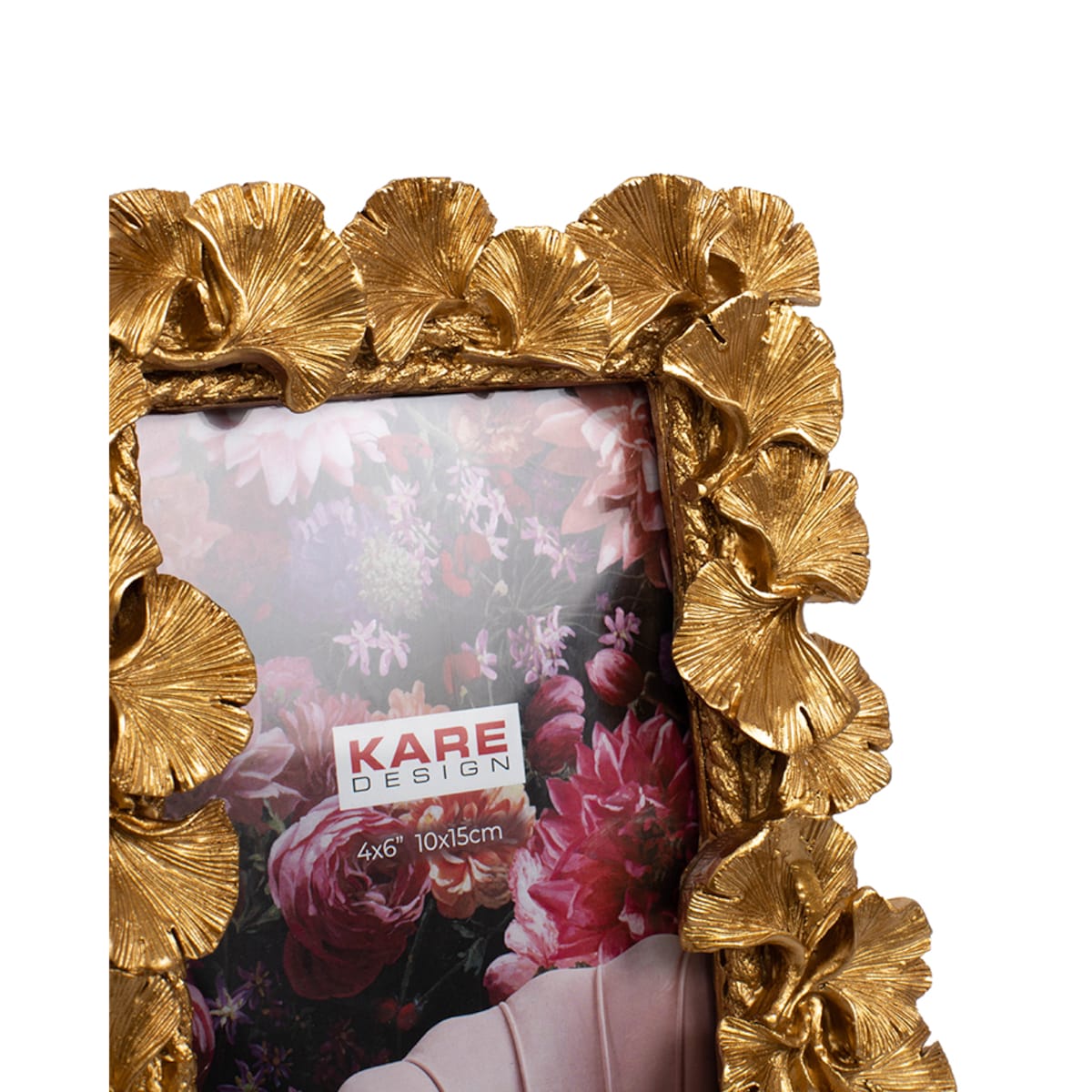 KARE ramka na zdjęcia GINKGO LEAF 17x20 cm złota