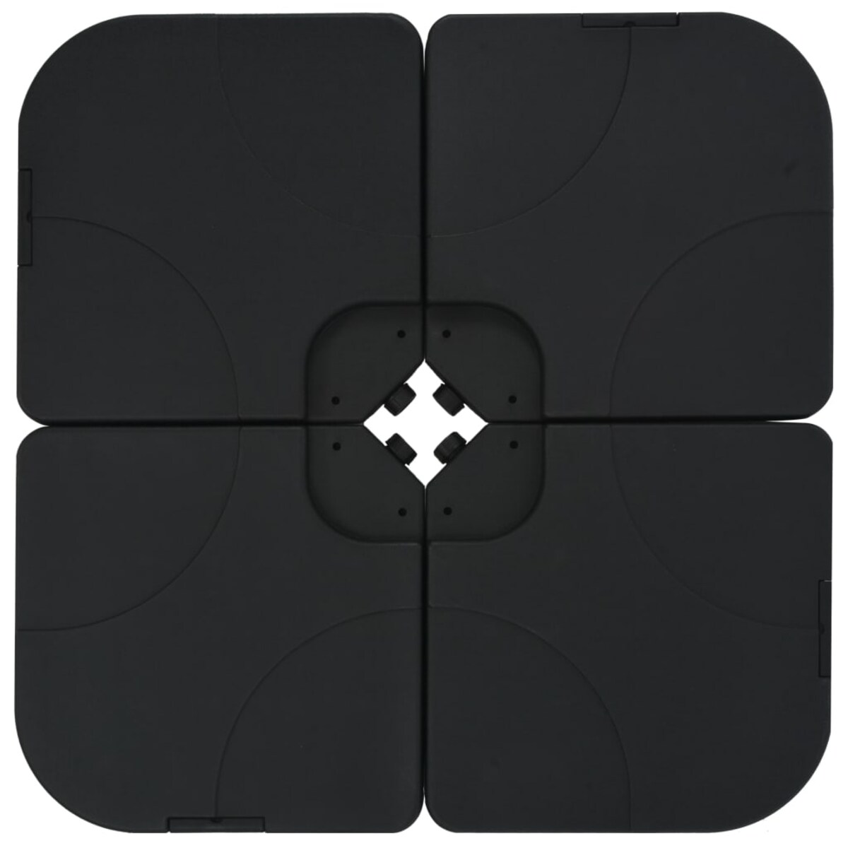 vidaXL Parasol ogrodowy z przenośną podstawą, taupe