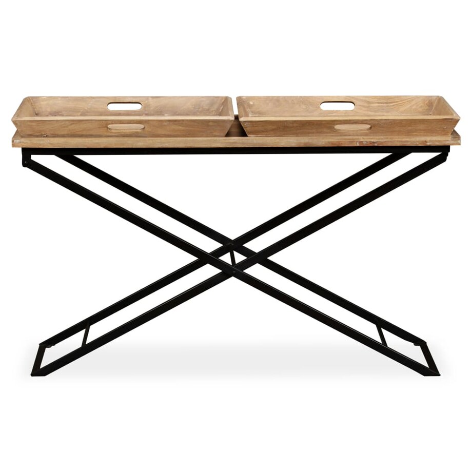 vidaXL Stolik typu konsola, lite drewno mango, 130x40x80 cm