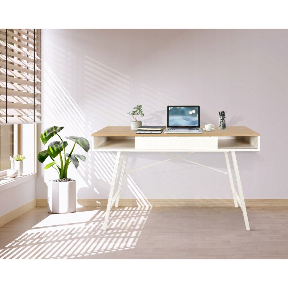 BIURKO ELEGANCKIE do gabinetu biura SZUFLADA NOWOCZESNE DUŻE komputerowe