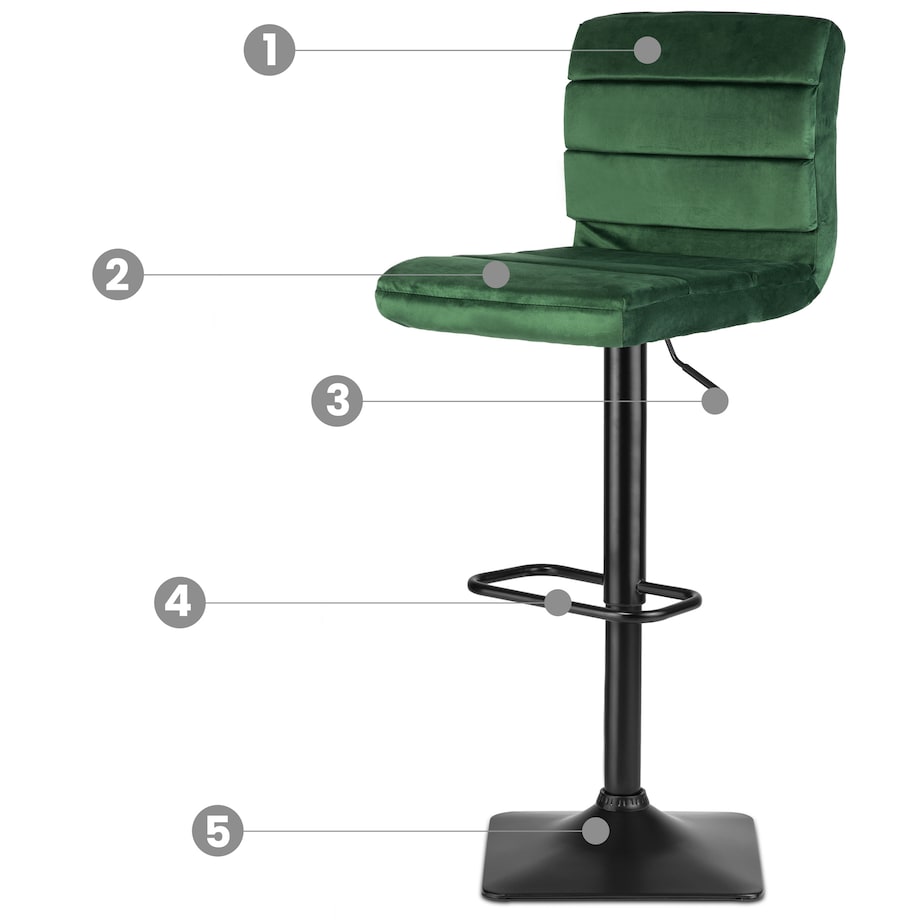 Hoker krzesło barowe stołek obrotowy Sofotel Drava 260402