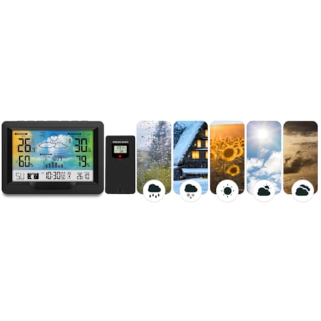 Bezprzewodowa stacja pogody pogodowa higrometr Berdsen