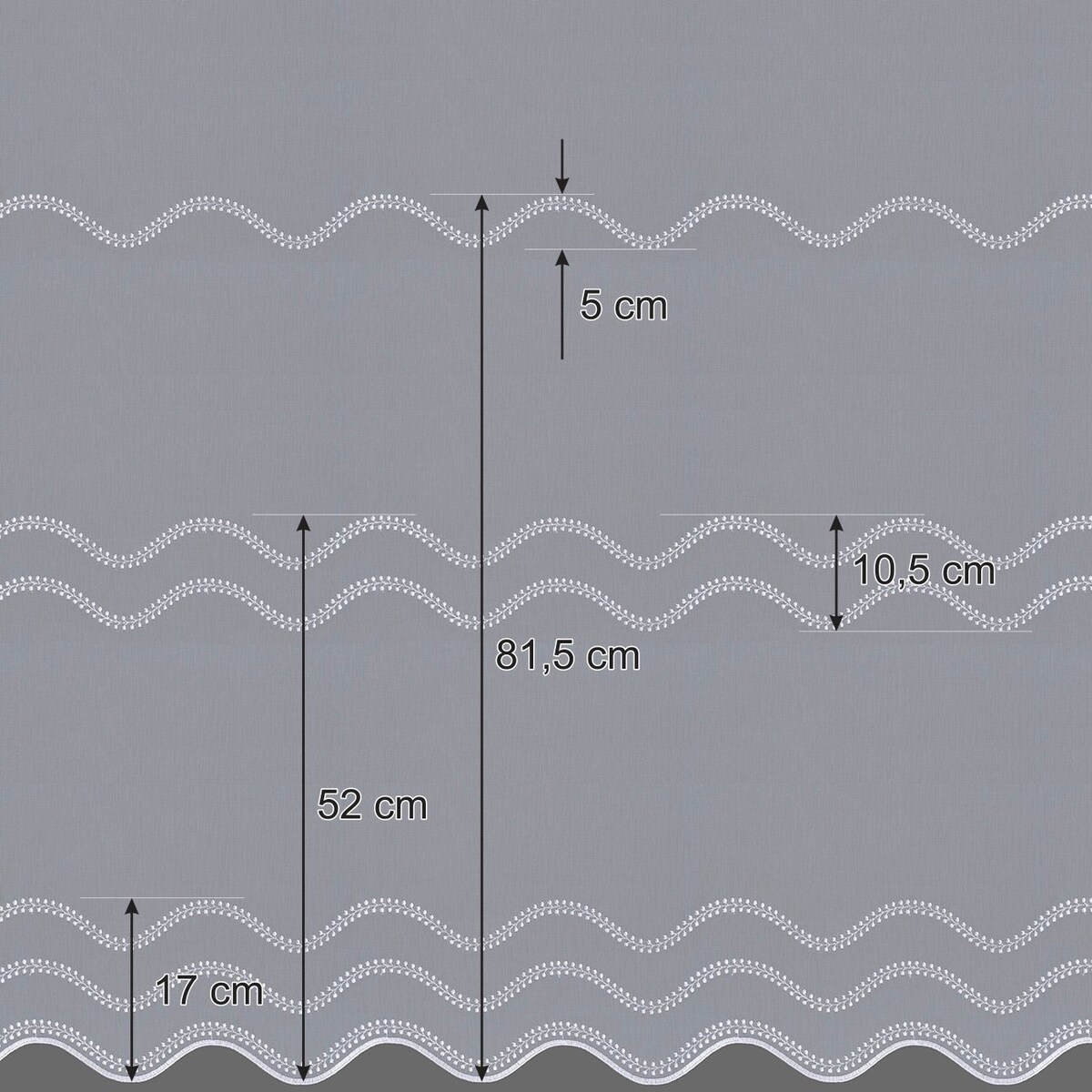 Firana na haczykach flex pojedynczych, biały z przeszyciem, Woale i firany