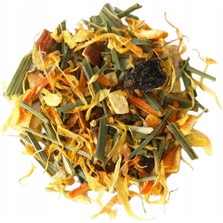 Sypana herbata owocowa DOLCE VITA jabłka winogrona papaja 120g premium