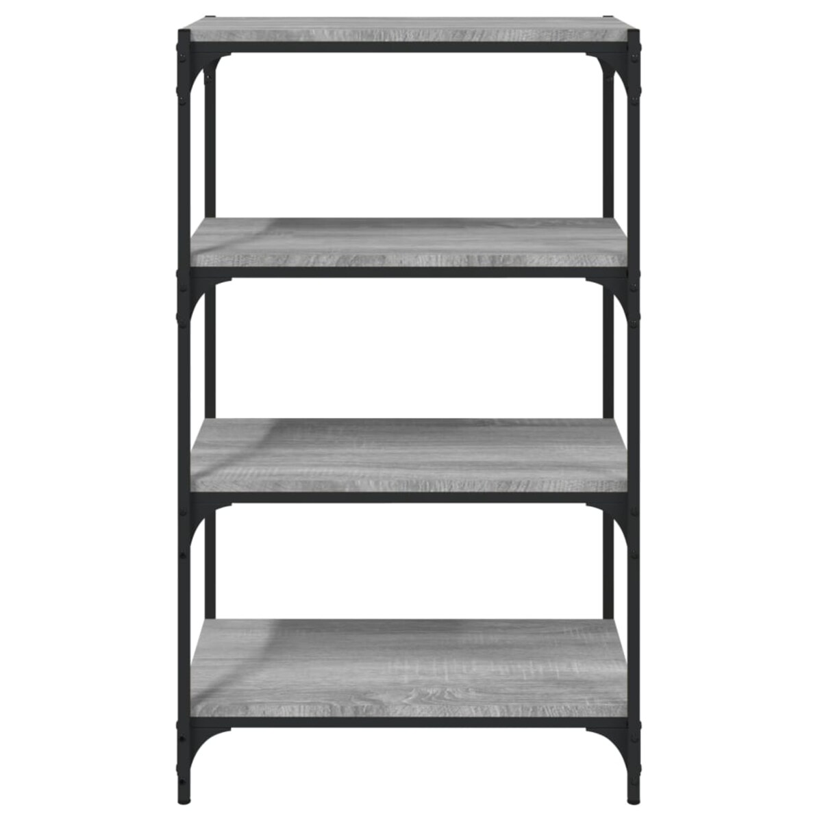 vidaXL Regał na książki, szary dąb sonoma, 60x33x100 cm