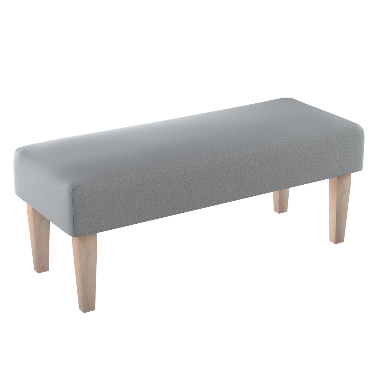 Ławka, ciemno szary welwet, 100 x 40 x 40 cm, Ingrid