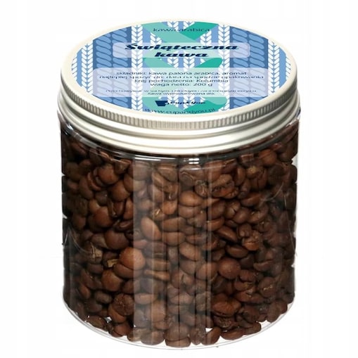 ŚWIĄTECZNA KAWA PREMIUM O SMAKU ŚWIĄTECZNEGO CIASTKA - PREZENT UPOMINEK NA MIKOŁAJA ŚWIĘTA GWIAZDKĘ BOŻE NARODZENIE POD CHOINKĘ DLA KOBIETY FACETA MĘŻCZYZNY