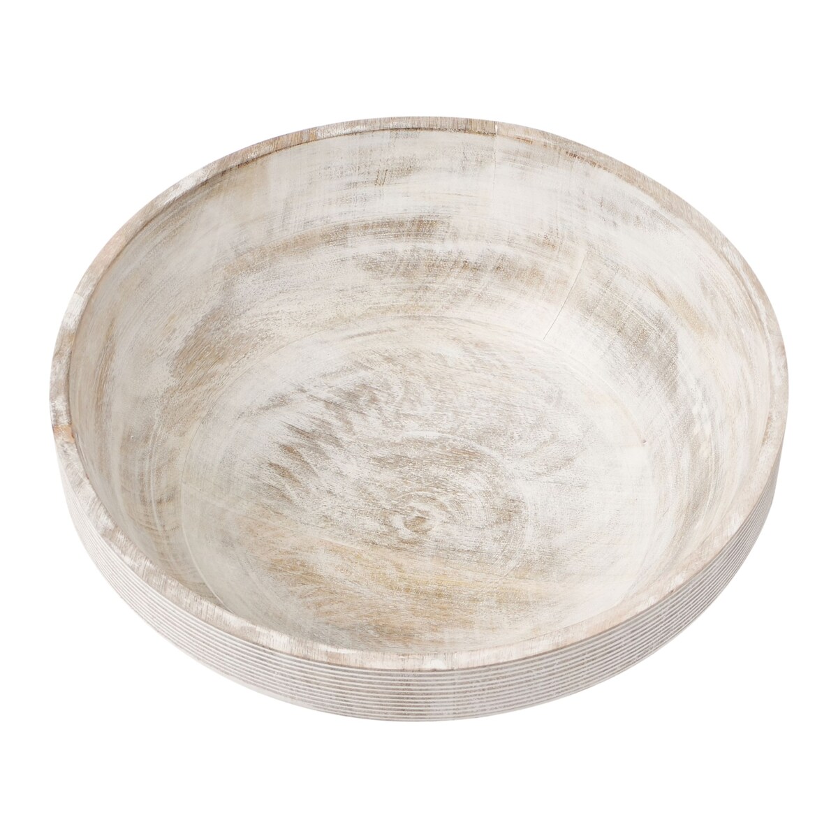 Zestaw 2 mis dekoracyjnych MINYA Drewno mango Jasnobrązowy