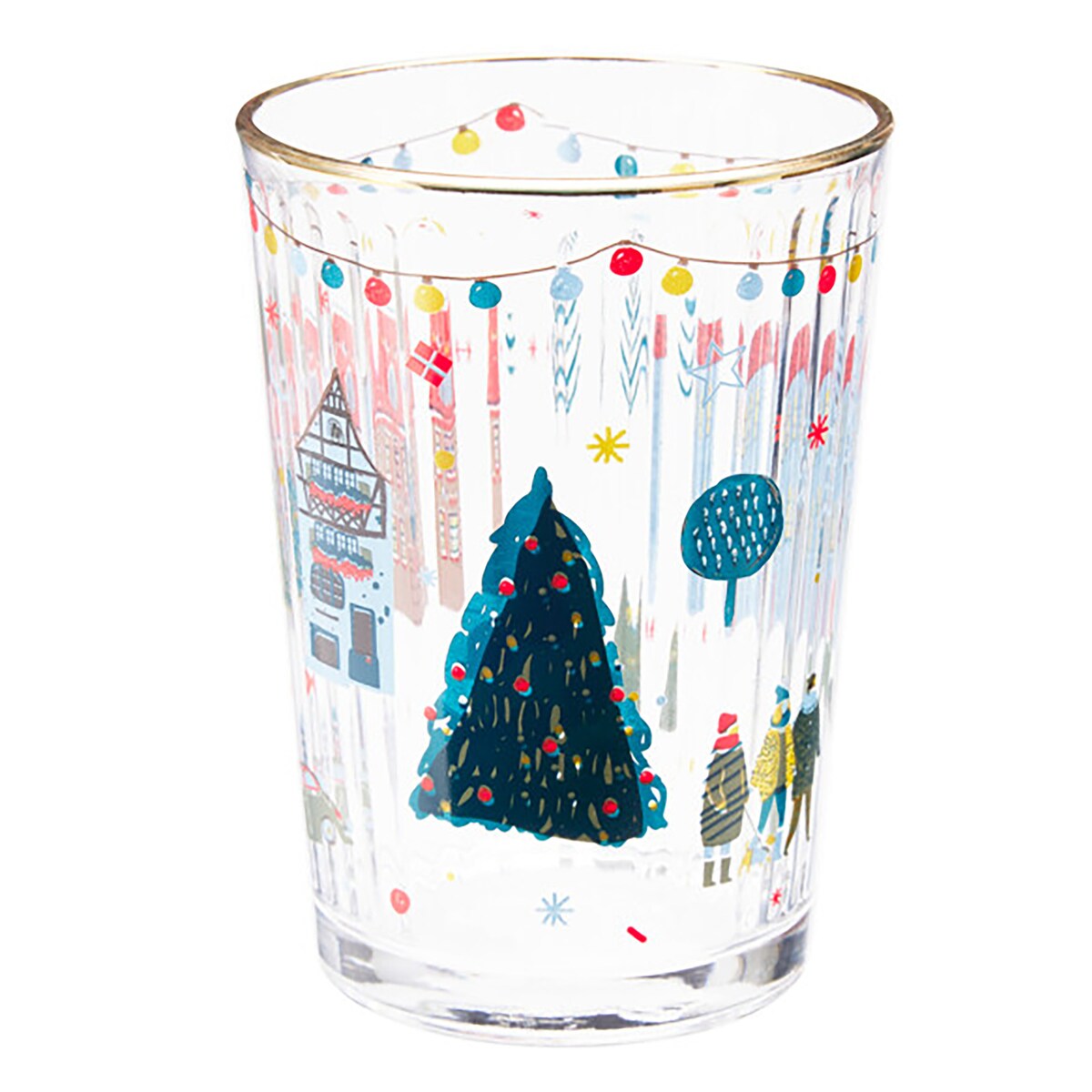 Szklanki Świąteczne Do Napojów Szklany Kubek Świąteczna Na Prezent 500 Ml