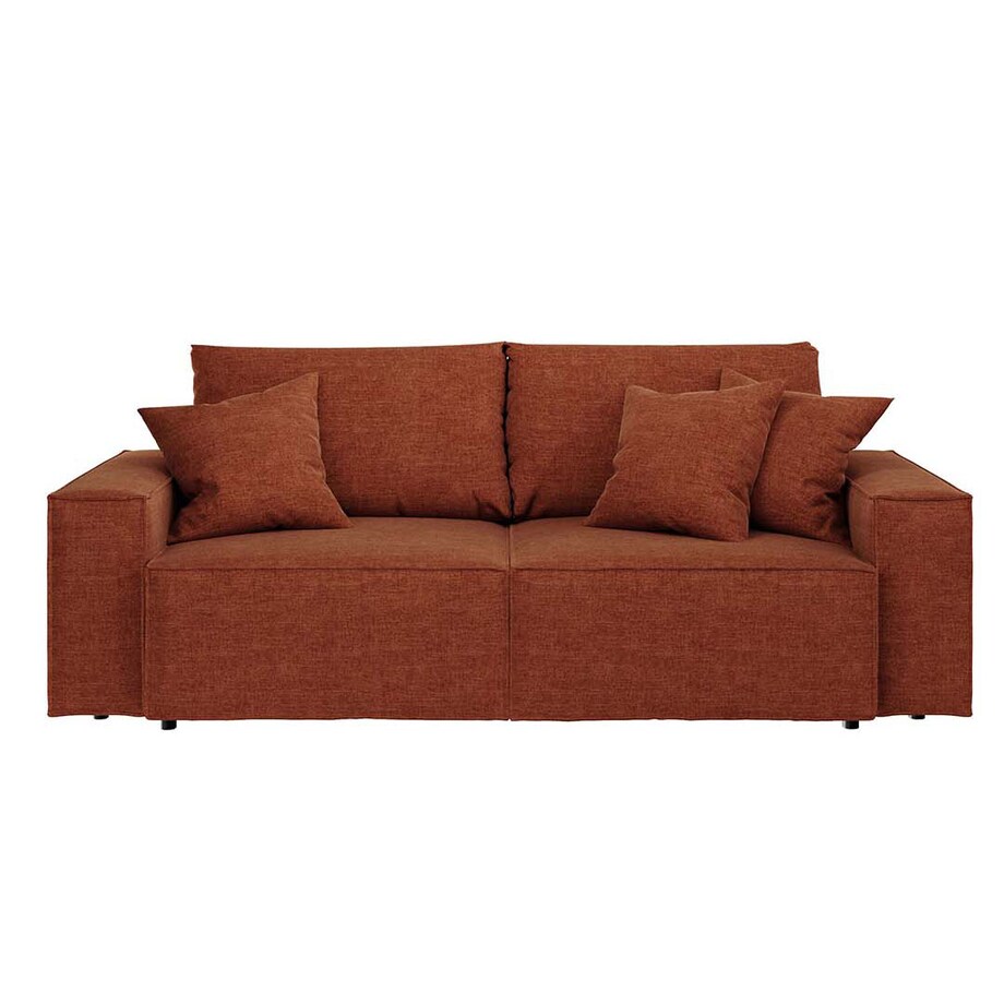 Melow 3-osobowa rozkładana sofa - pomarańczowa