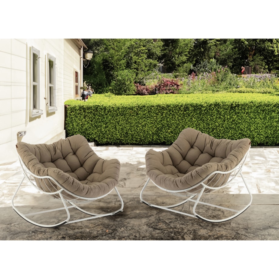 Ogrodowy fotel bujany PAOPAO