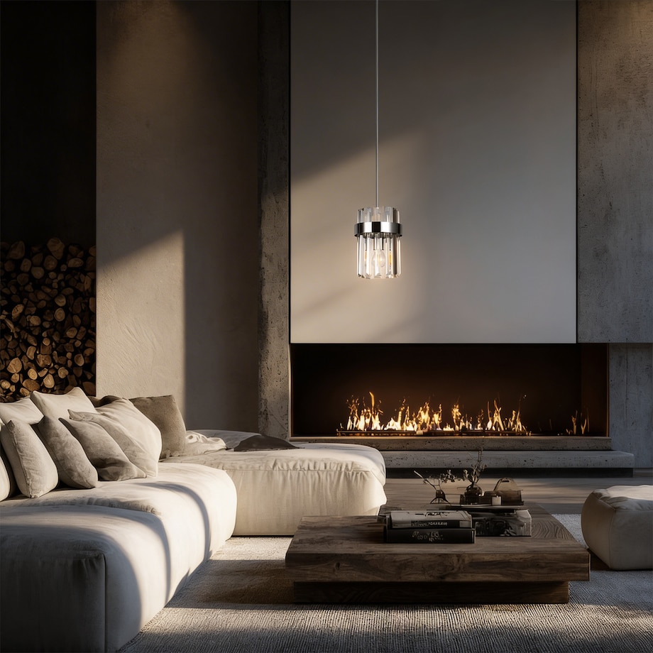 Lampa sufitowa wisząca Light Prestige Vetro transparentny 1 x E14 1 szt.