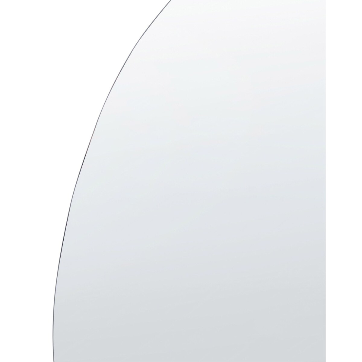 Lustro ścienne 50 x 70 cm srebrne MONTRESOR