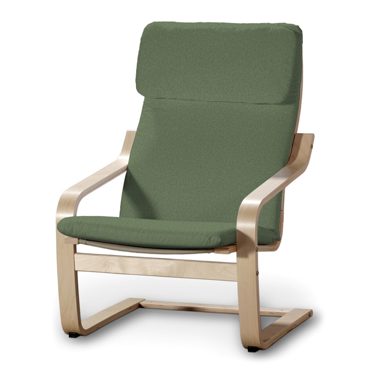 Poduszka na fotel Poäng, zielony melanż, Fotel Poäng, Amsterdam