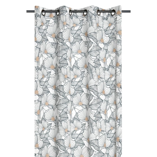 Zasłona bawełniana na przelotkach, EUGENIE, 140 x 260 cm