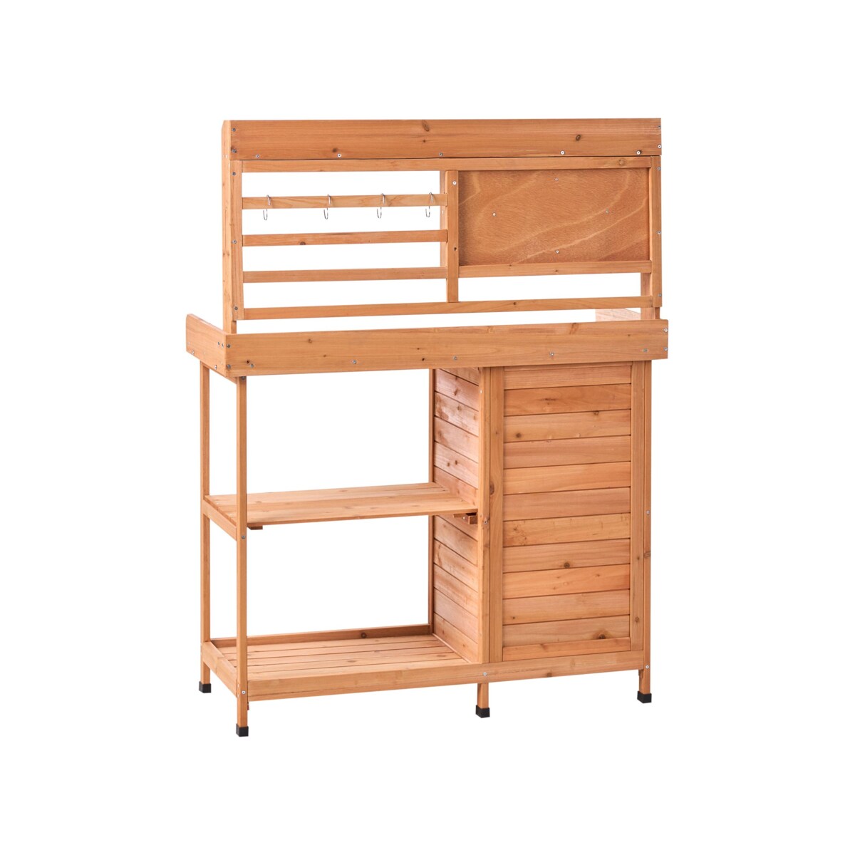 Stół ogrodniczy MELDOLA Drewno jodłowe 113 cm 48 cm Jasnobrązowy