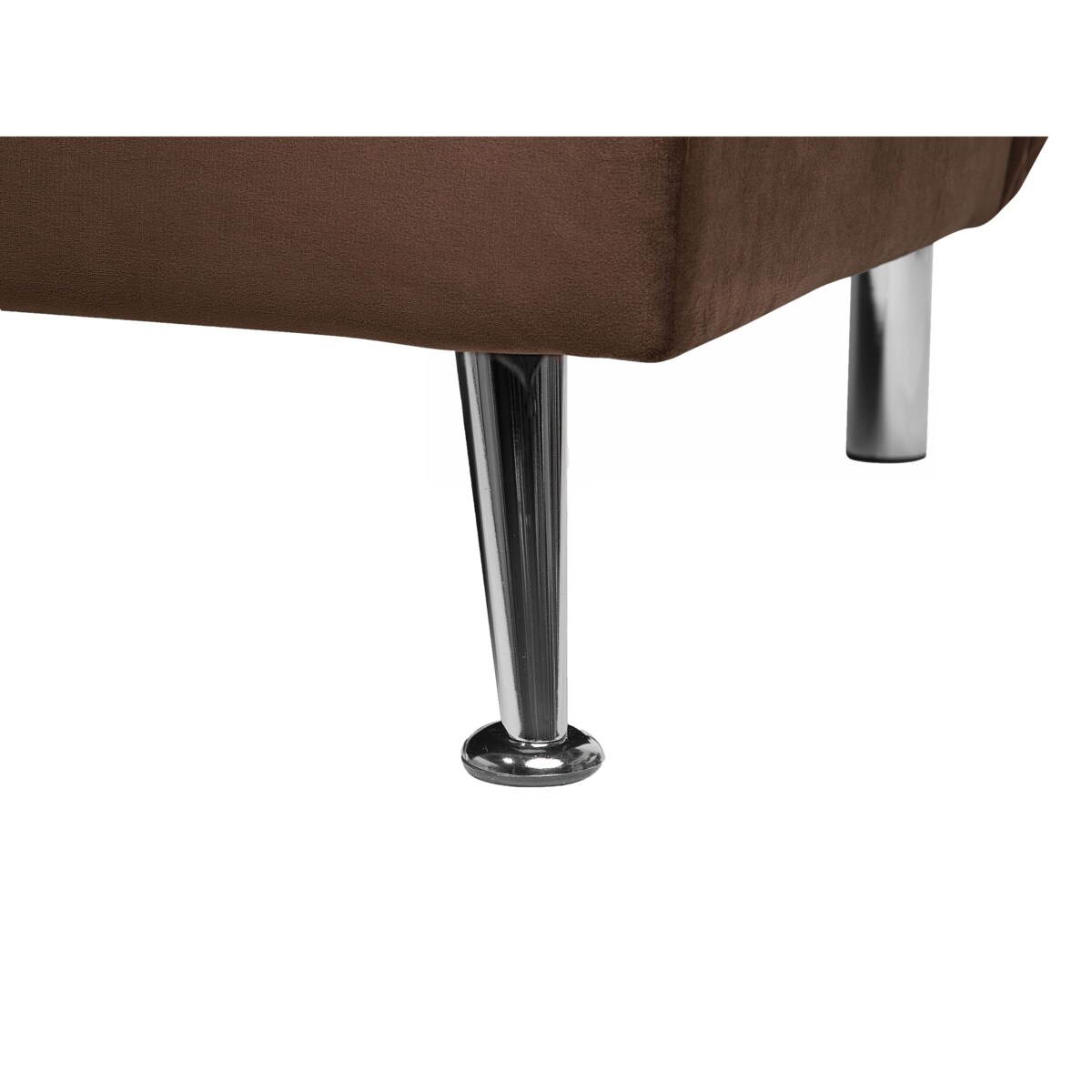 Sofa rozkładana brązowa HASLE