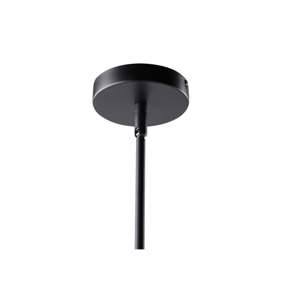 Lampa wisząca 6-punktowa szklana biało-złota AROYO VI